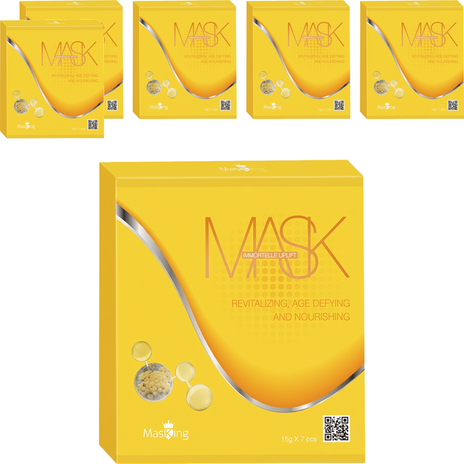 MasKing 膜靚 緊緻彈力面膜, 7片, 6盒
