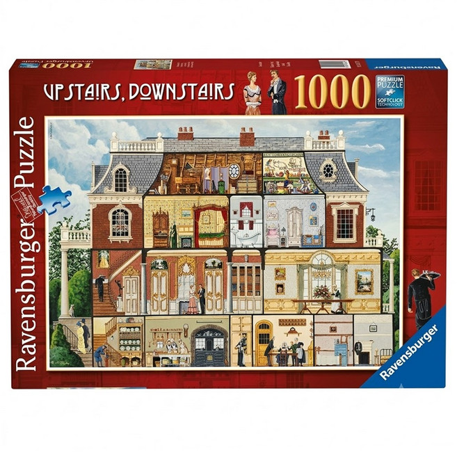 Ravensburger 維寶 上下樓梯拼圖, 1000片, 上下樓梯, 1盒
