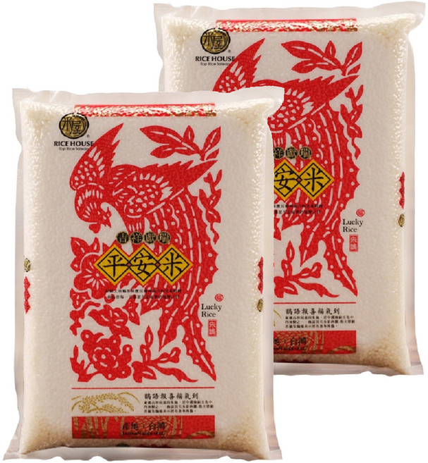 RICE HOUSE 米屋 平安米, 3kg, 2個, 2級