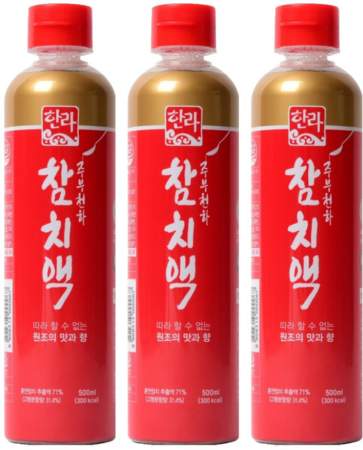 Hallafood 鮪魚露, 500ml, 3個