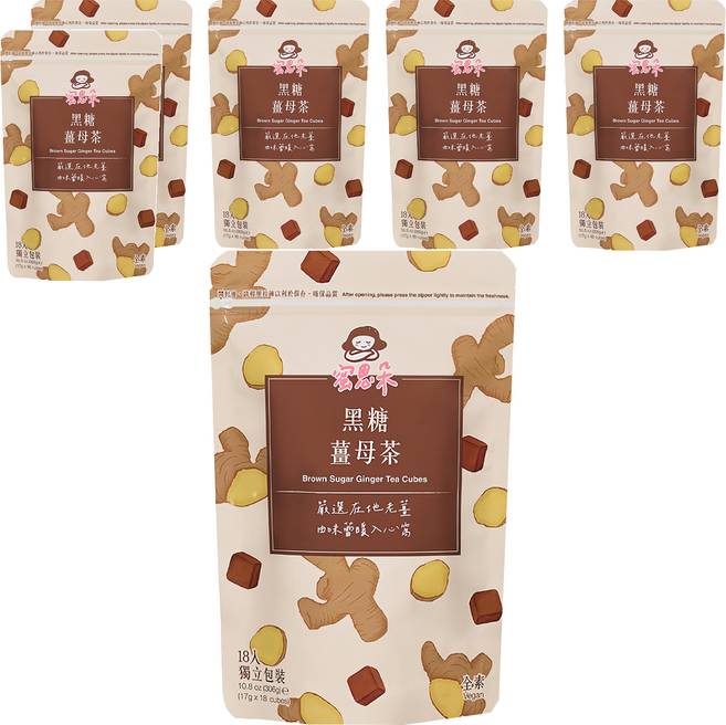 Medolly 蜜思朵 黑糖薑母茶, 17g, 6袋, 18入