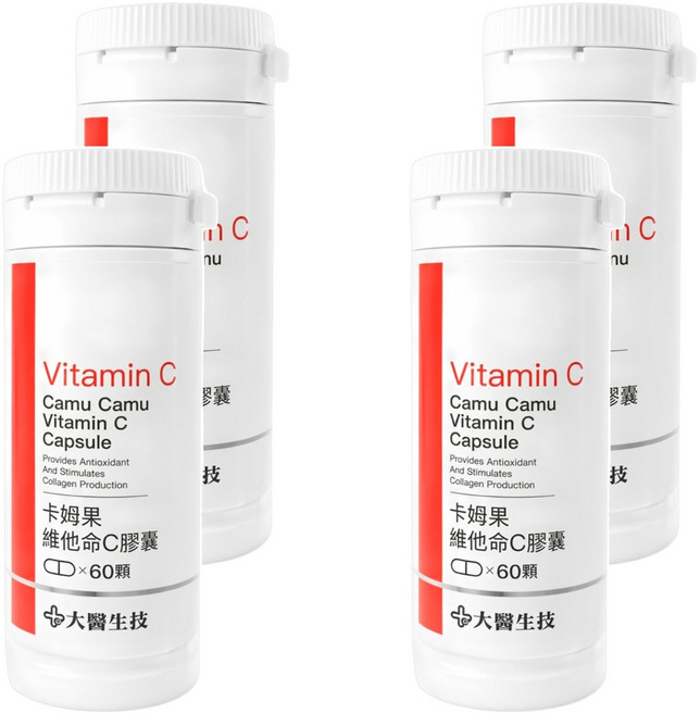 大醫生技 卡姆果維他命C膠囊, 4個, 60顆