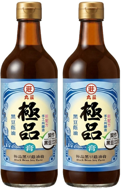 丸莊醬油 極品黑豆蔭油膏, 550g, 2瓶
