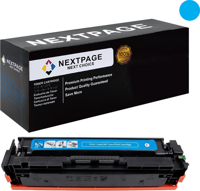 NEXTPAGE 台灣榮工 206X W2111X 高容量 藍色相容碳粉匣 M283fdw M255dw 無晶片 適用 HP 印表機, 藍色, 1盒