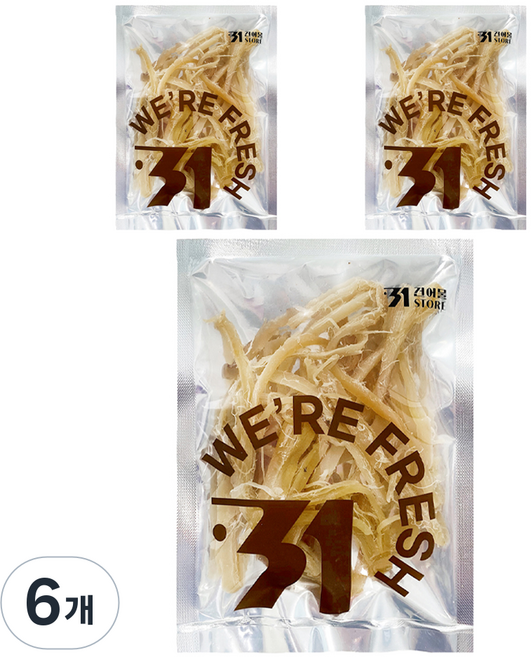 31STORE 古早味真魷魚, 6個, 100g