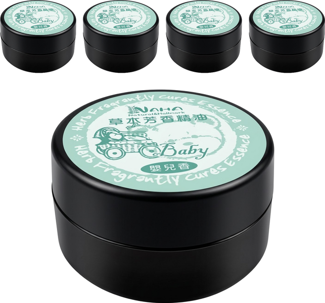 小熊工廠 Naha Bear 嬰兒香精油膏, 10ml, 5入