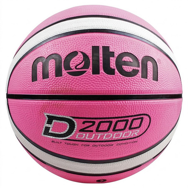 molten 7號 超耐磨 12片貼橡膠深溝籃球 B7D2005-PH 1入