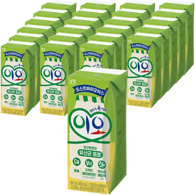 Namyang 南陽乳業 乳酸菌飲品, 190ml, 24個