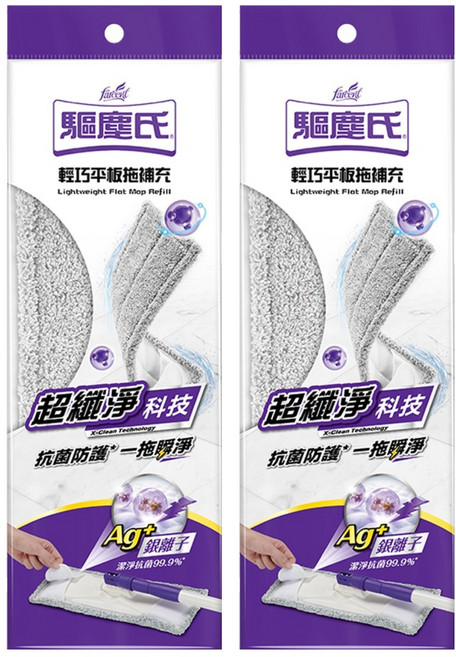 farcent 花仙子 驅塵氏 輕巧平板拖 補充包, 2包