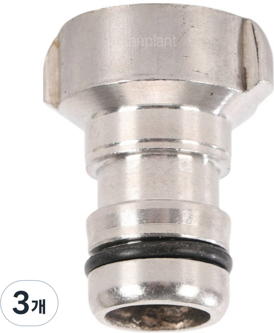 Angplant 304不鏽鋼洗衣機接頭, 3個, 單一商品