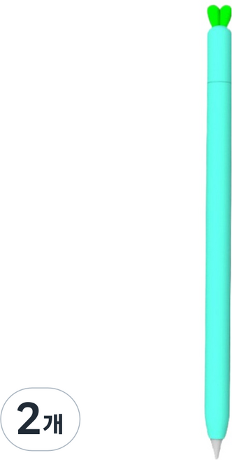 KODACHIEF 矽膠 Apple Pencil 保護套 第1代 / Pro, 2個, 薄荷綠 第1代
