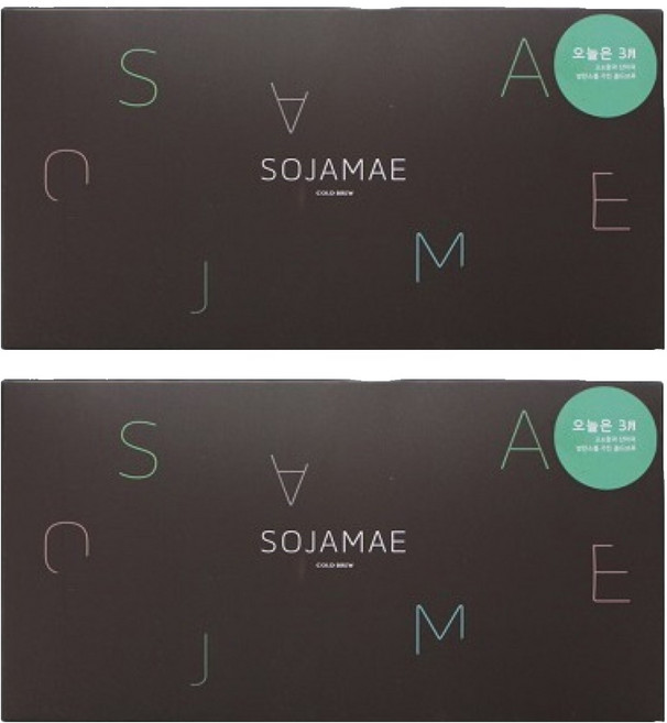SOJAMAE 今天是3月冷萃咖啡液, 30ml, 30包, 2盒