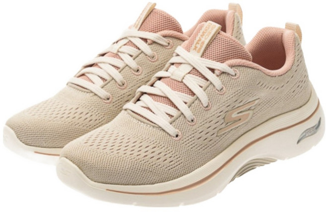 SKECHERS 女款 GO WALK ARCH FIT 2.0 休閒鞋125311NAT