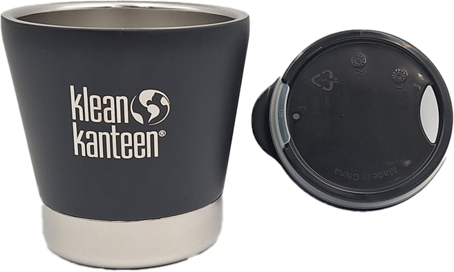 klean kanteen 雙層真空不鏽鋼保溫杯 附蓋子 K8VSSC-SB 88.2 x 89.5mm, 消光黑, 237ml, 1個