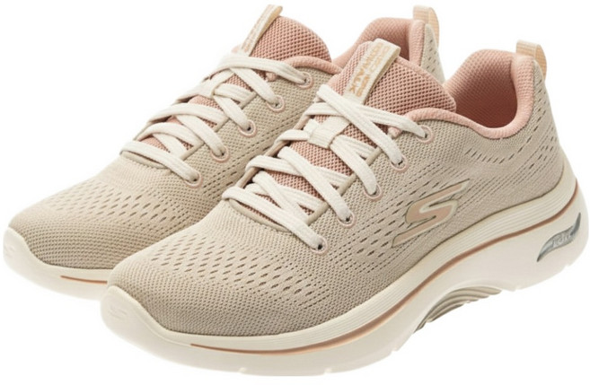 SKECHERS 女款 GO WALK ARCH FIT 2.0 D楦休閒鞋125311NAT