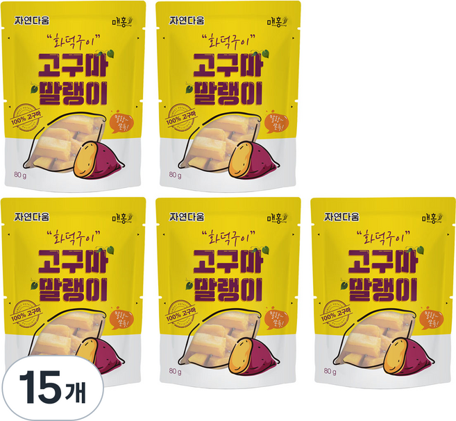 Naturalness 烤箱烤紅薯, 80g, 15個