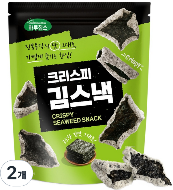 HARU Crispy Chips 香脆海苔脆片, 300g, 2個