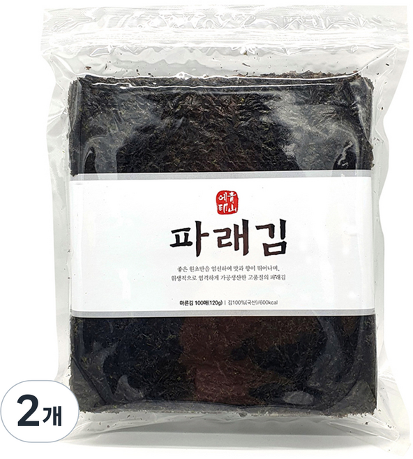 CHUNGSANEA FOOD 青山 青海苔, 120g, 2個
