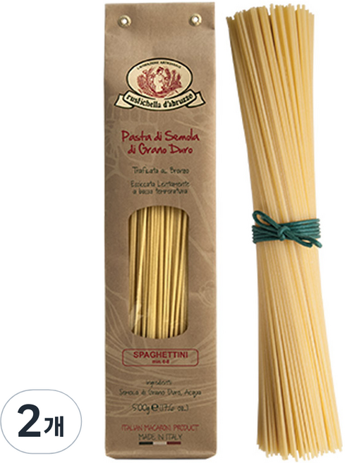 rustichella d'abruzzo 義大利細麵, 500g, 2個