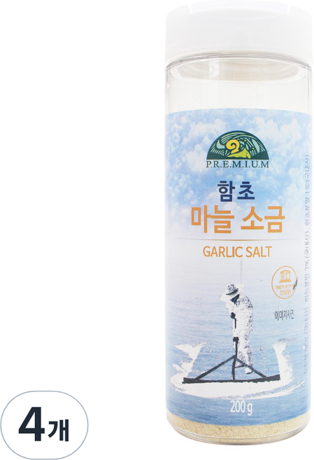Organic Story 鹽角草蒜鹽, 200g, 4個