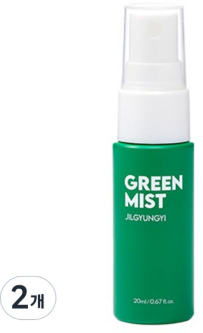 JilGyungYi 質更益 Green Moss 益生菌女性私密噴霧, 20ml, 2個