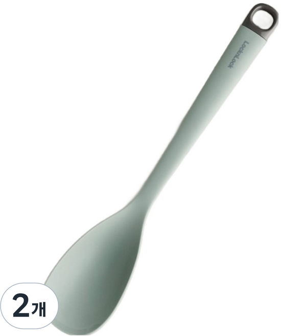 LocknLock 樂扣樂扣 Deco 全矽膠料理匙, 2個, 薄荷綠