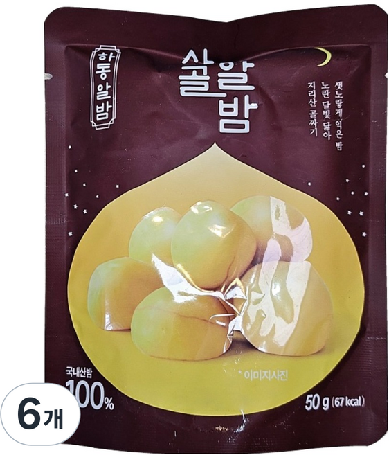 Ecomom Meal 山村栗子, 6個, 50g