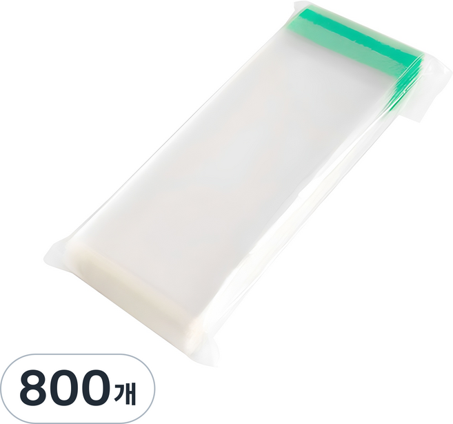Dalcomnori 自黏式OPP現金塑膠袋, 800個