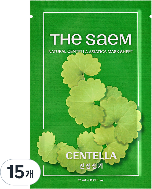 THe SaeM 得鮮 積雪草面膜, 1入, 15個