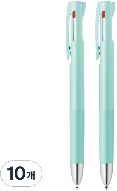 ZEBRA 斑馬牌 bLen Zebra 3色原子筆 0.5mm, 藍綠色, 10個