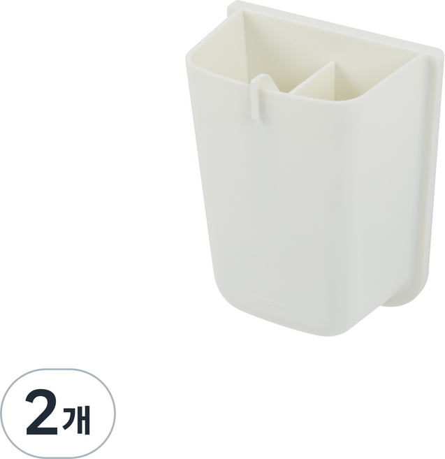 litem. 里特 牆壁掛袋 3號, 白色, 2個