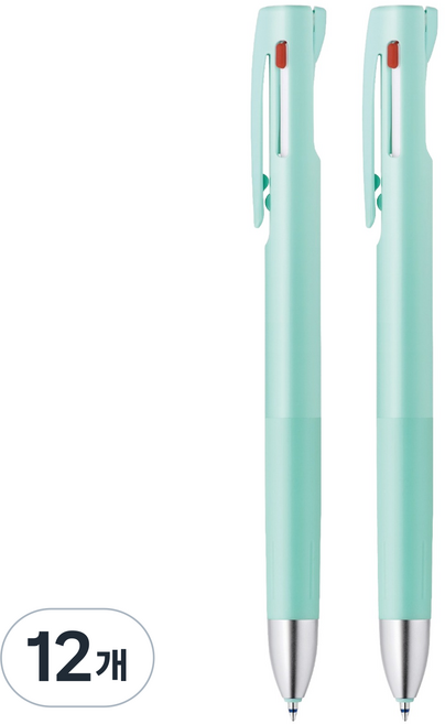 ZEBRA 斑馬牌 bLen Zebra 3色原子筆 0.5mm, 藍綠色, 12個