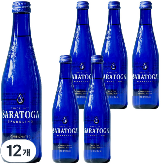 SARATOGA 氣泡水, 355ml, 12個