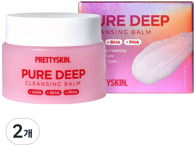 PRETTYSKIN. 純淨深層卸妝膏, 2個, 100ml