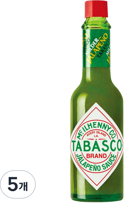 TABASCO 墨西哥辣椒醬, 5個, 60ml