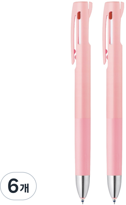 ZEBRA 斑馬牌 bLen Zebra 3色原子筆 0.7mm, 粉紅色, 6個