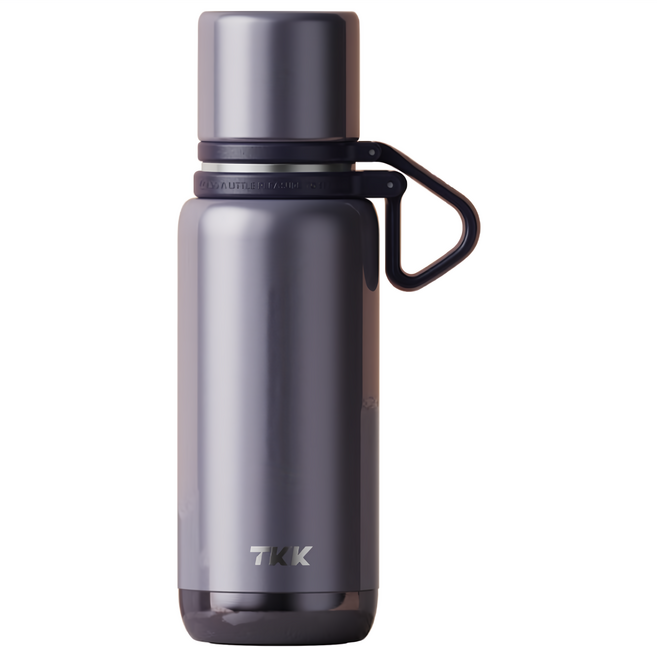 TKK 悅境附杯保溫瓶 316不鏽鋼, 瑪瑙紫, 1個, 800ml
