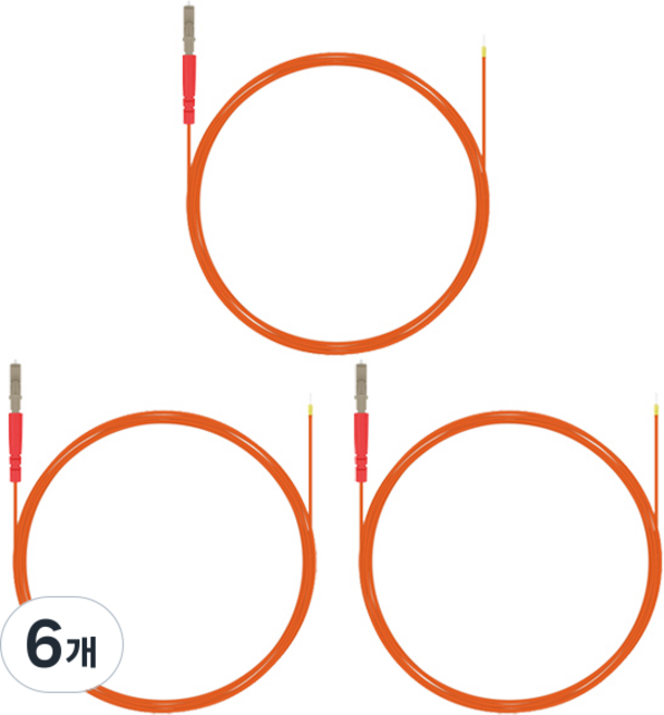 NEXTU 多模 LC-PC 光纖跳線 光纖跳線 NEXT-LPT2015MM, 1.5m, 6個, 橘色