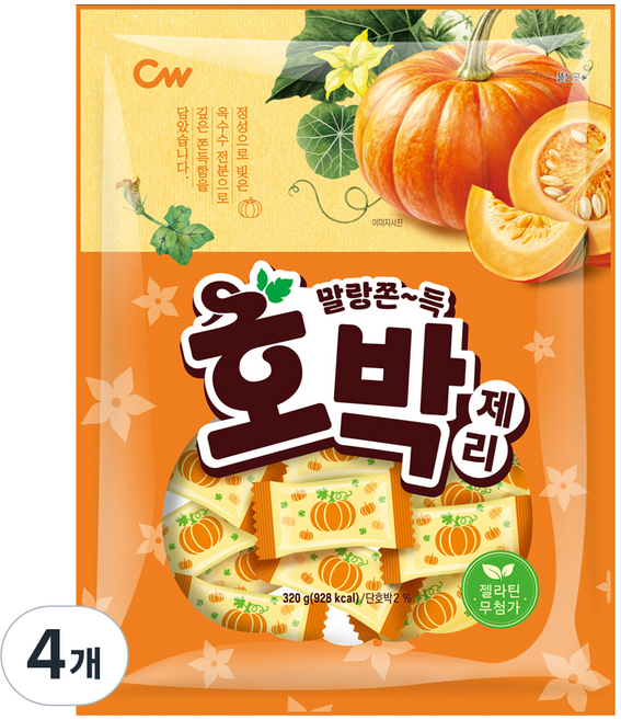 CW 南瓜果凍, 4個, 320g