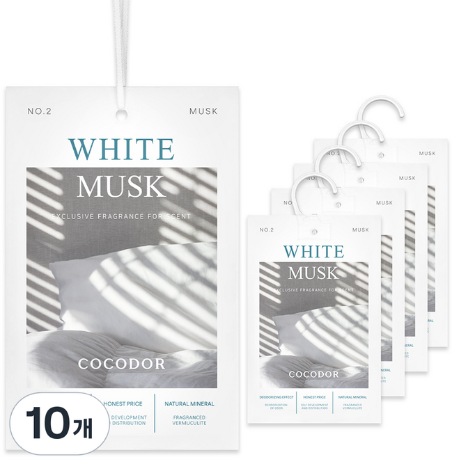 COCODOR 珂珂朵爾 香氛袋, 20g, 10個, 白麝香