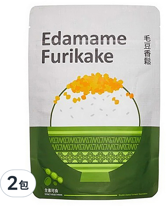 新市區農會 毛豆香鬆, 2包, 220g