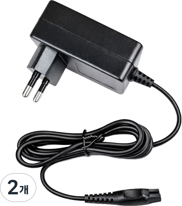 電動刮鬍刀適配器充電線, 單一商品, 混合顏色, 2個