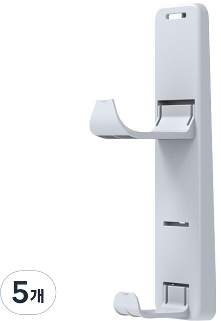 mORACC PS5 DualSense 控制器耳機雙層支架, MR-PS5AC1, 白色, 5個