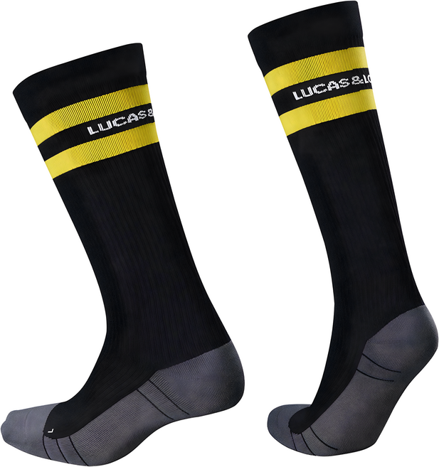 LUCAS&LOUIS AI鍺標準版中筒全效壓力疏導襪 LL-SE-BK-L 1雙