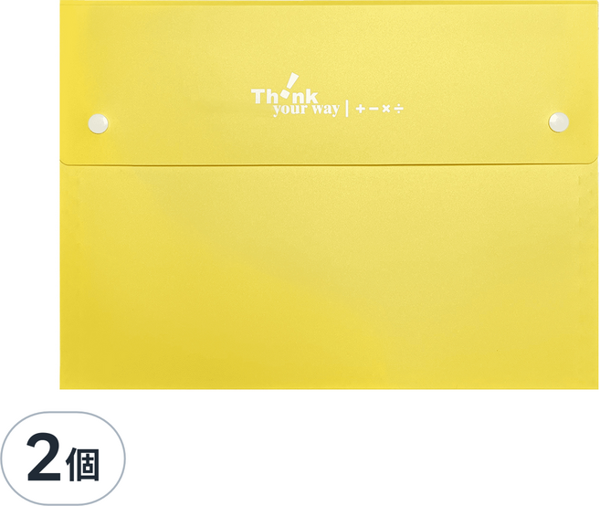 DaTaBanK 三田文具 A4 六層風琴夾 黃色 A4-06-27A 文件分類收納好幫手, 2個
