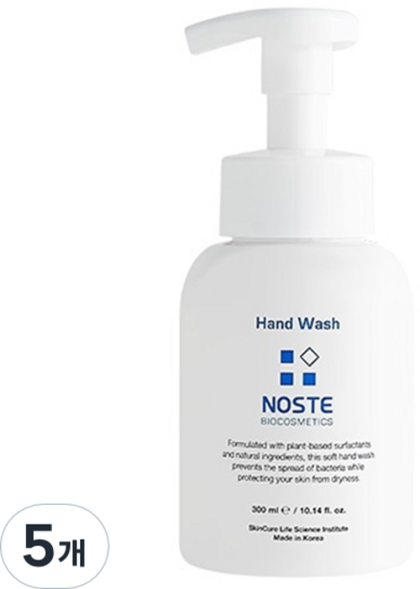 NOSTE 洗手乳, 300ml, 5個