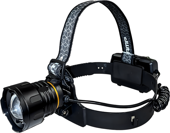TWHAMMER 焊馬 硬式框架充電式激光LED頭燈 79W CY-H5920, 黑色, 1個