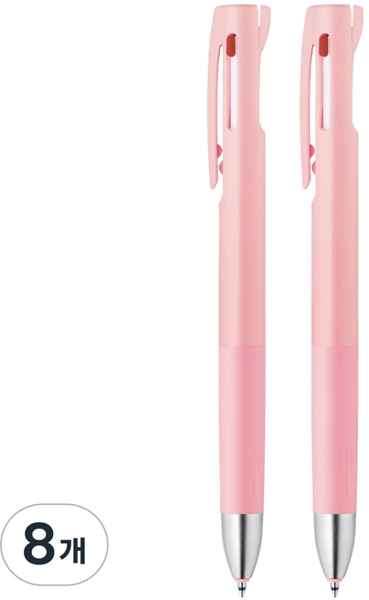 ZEBRA 斑馬牌 bLen Zebra 3色原子筆 0.7mm, 粉紅色, 8個