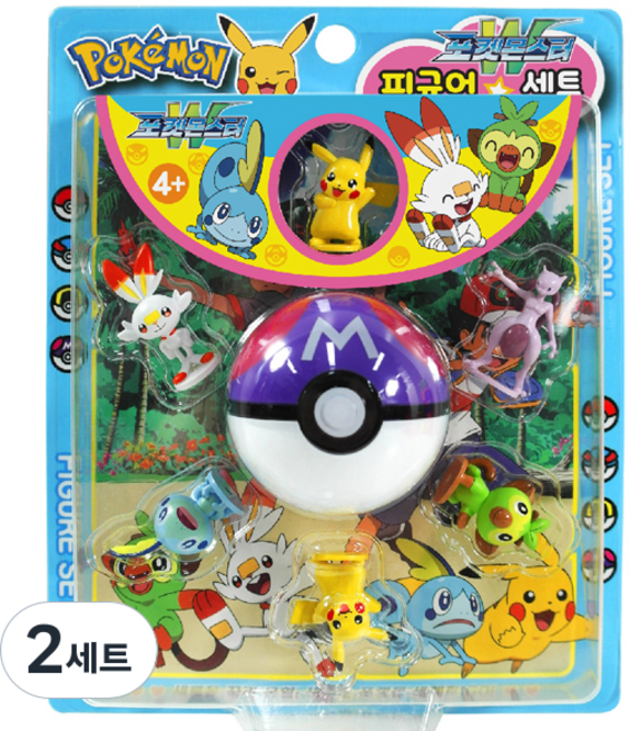 PoKeMoN 寶可夢 W 公仔套組 隨機出貨, 2套