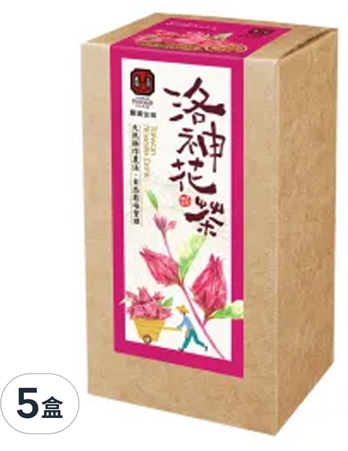 京工 洛神花茶, 3g, 10包, 5盒